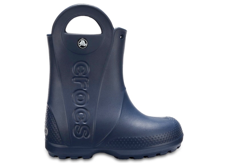 Botas de lluvia Crocs Handle It, color azul marino (para niños)