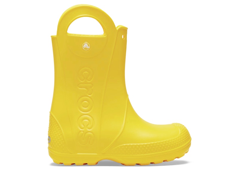 Botas de lluvia Crocs Handle It amarillas (para niños)