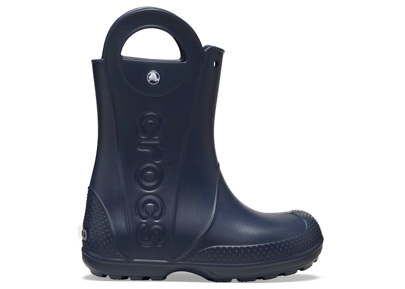 Crocs Handle It Rain Boots (Kids) Sneakers in Navy Blue