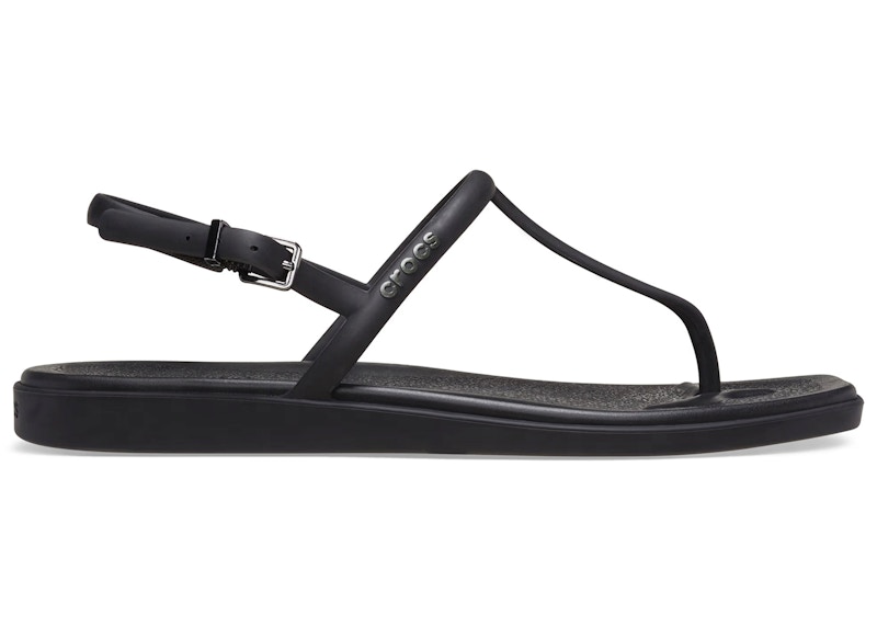 Crocs Miami Thong Flip (Women's) Sneakers in Black