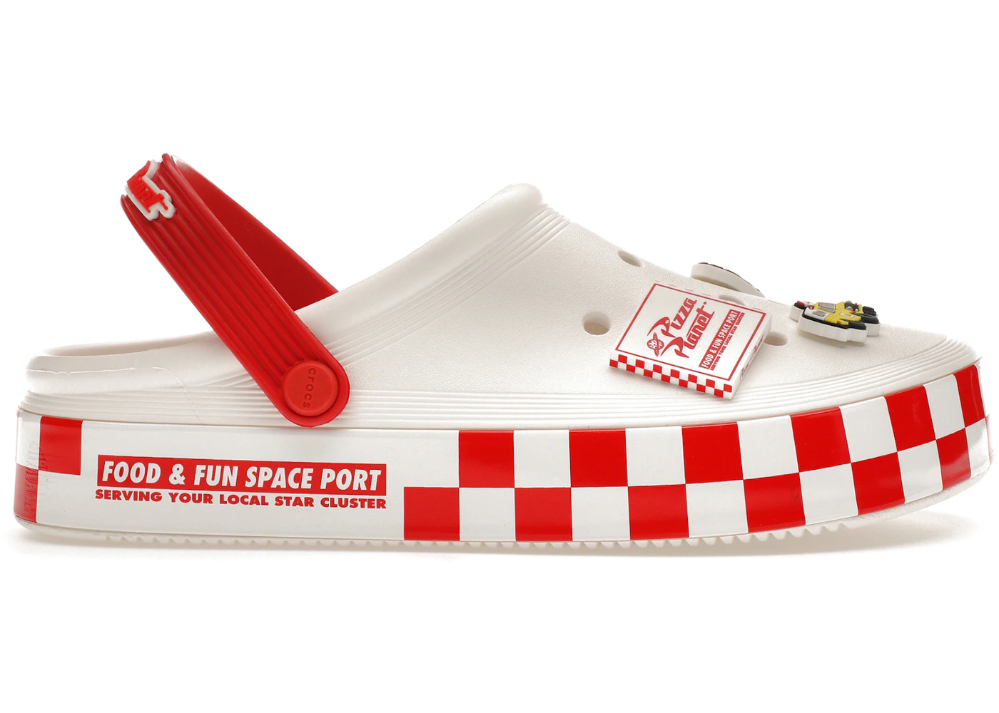 Crocs Off Court Clog Toy Story Pizza Planet Men's 209816-100 US