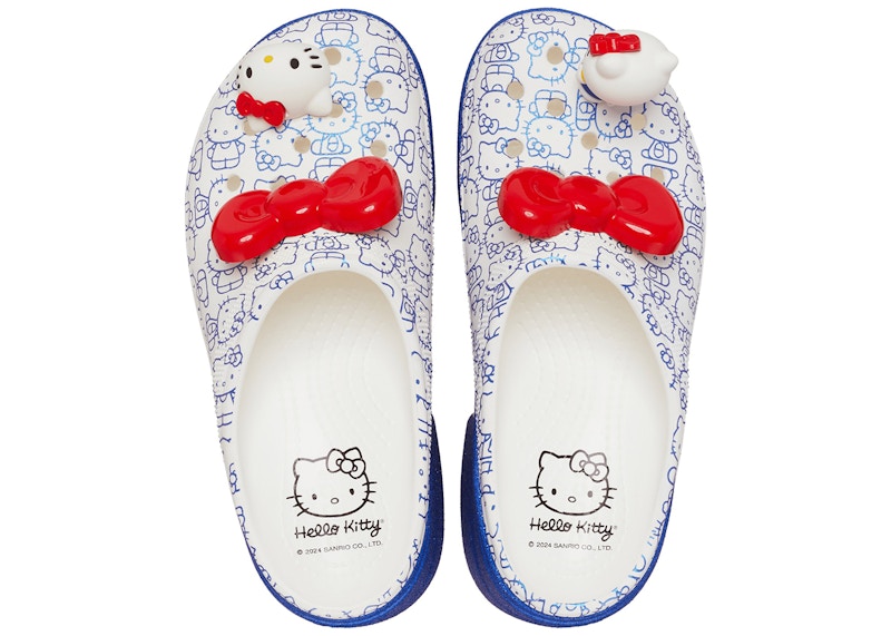 Crocs Siren Clog Hello Kitty 50th Anniversary Blue Glitter 男装