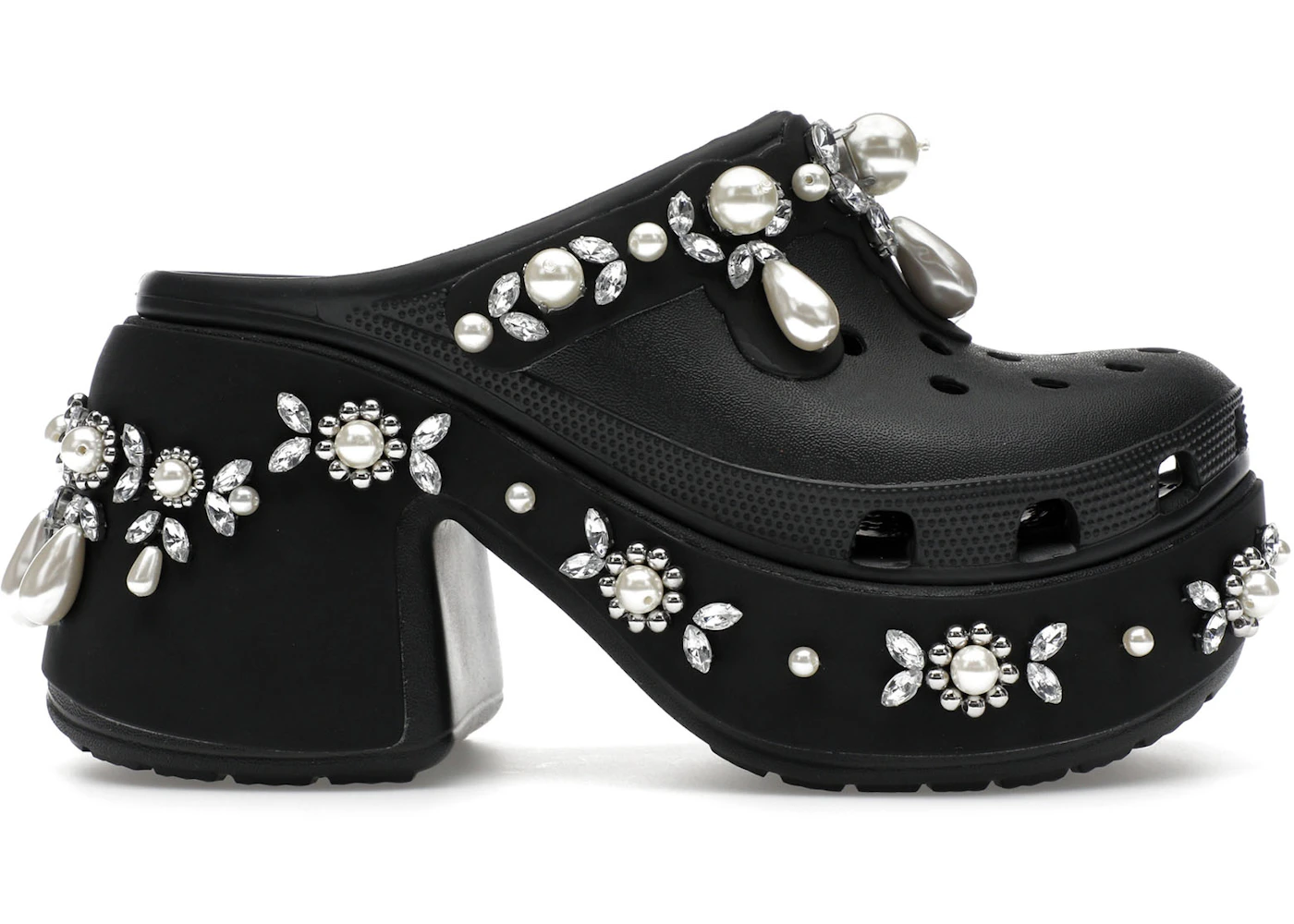 Crocs Siren Clog Simone Rocha Spiked Black 210646-001 US
