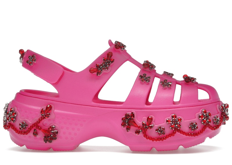 Crocs Stomp Fisherman Clog Simone Rocha Electric Pink Men's