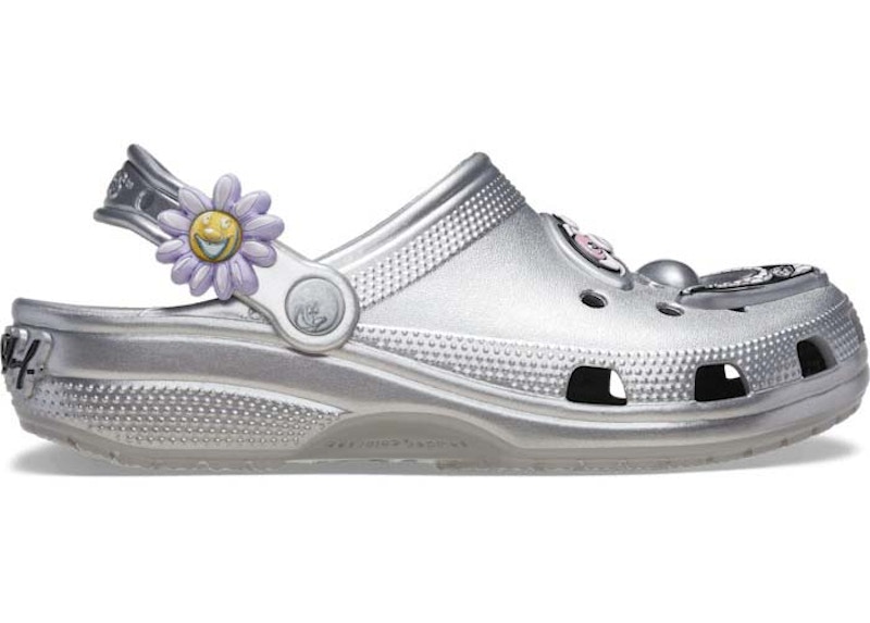 Kenny Scharf x Crocs ☆ Classic Clog ‘Silver’ Crocs x Kenny Scharf Classic Clog Silver Men's - 209487 - US
