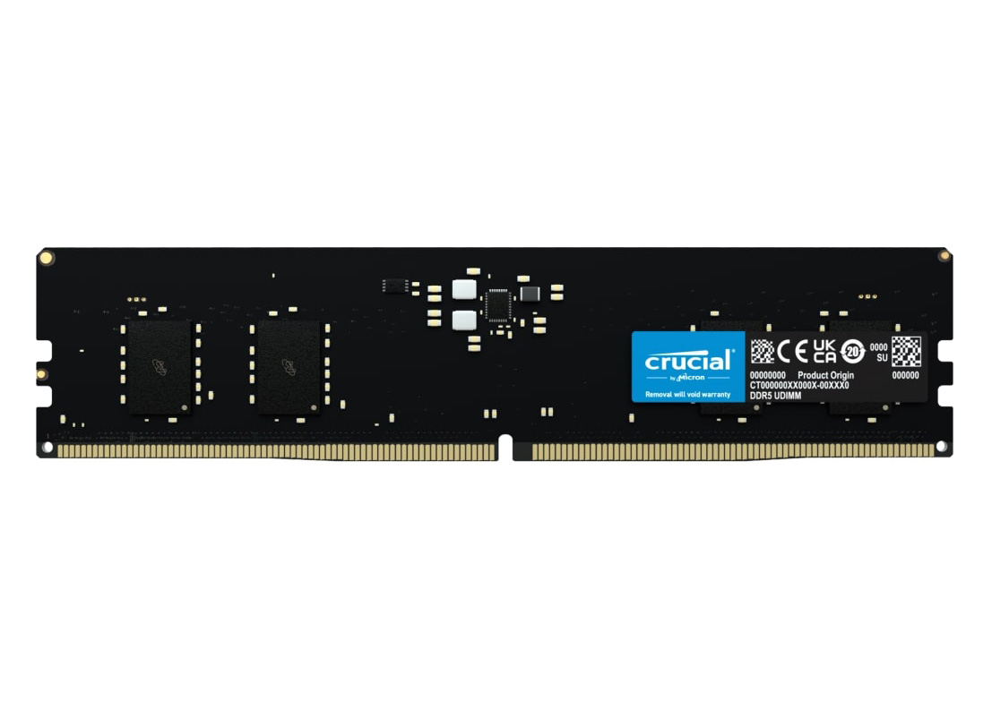 Crucial 32GB DDR5 4800 MHz Desktop Memory CT32G48C40U5 - JP