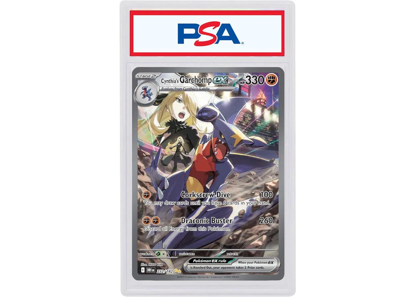 Cynthia's Garchomp ex 2025 Pokmon Scarlet & Violet Destined Rivals Special Illustration Rare #232 (PSA or BGS Graded) - 2025 - US Cynthia's Garchomp ex 2025 Pokmon Scarlet & Violet Destined Rivals Special Illustration Rare #232 (PSA or BGS Graded) - 2025 - US