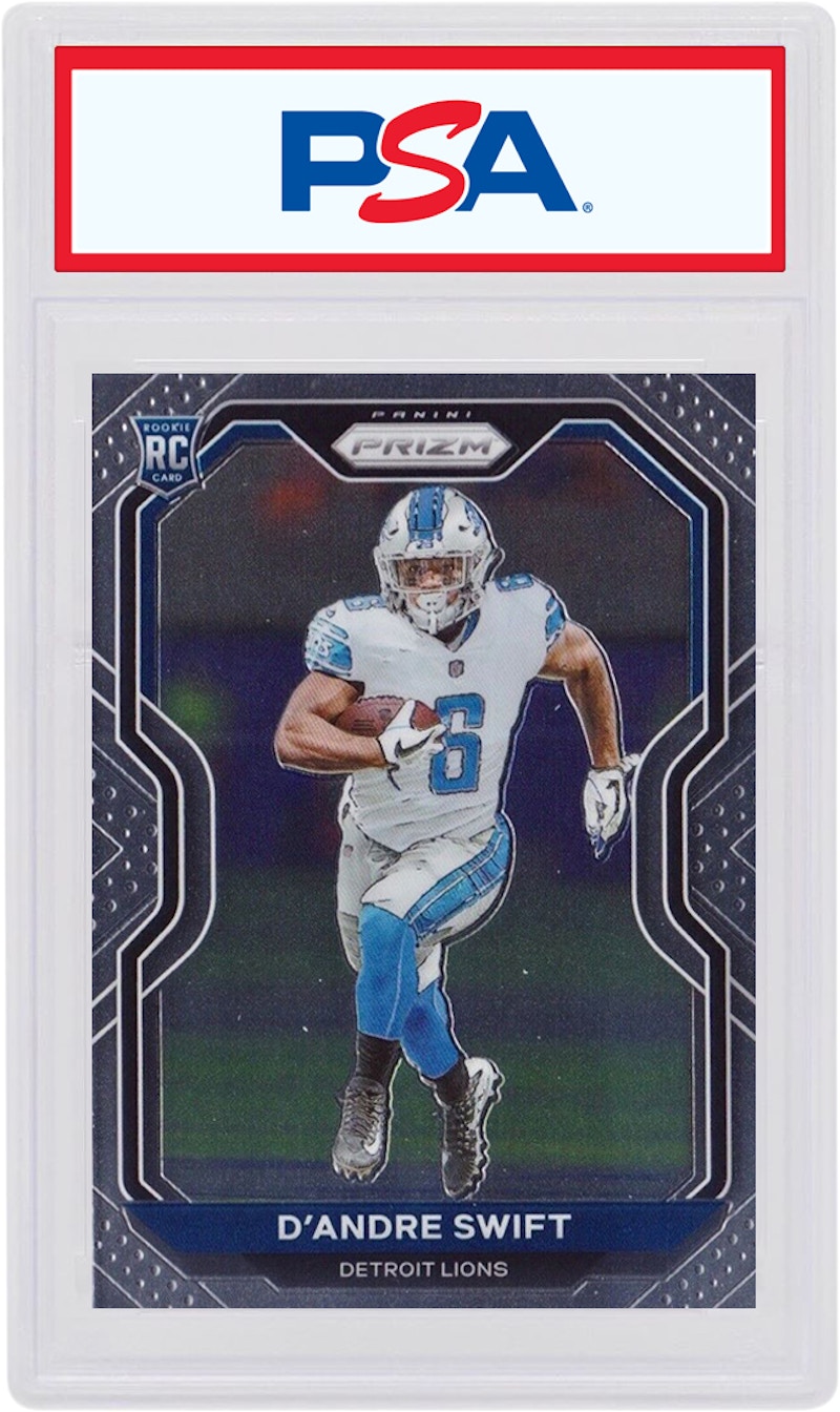 D'Andre Swift 2020 Panini Prizm Rookie #358 (PSA or BGS Graded)