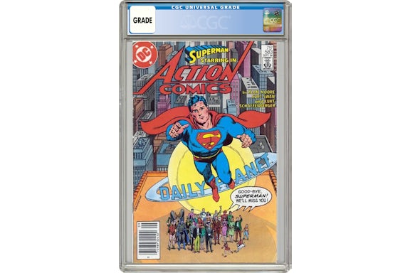 DC Action Comics (1938 DC) #583 Comic Book CGC Graded