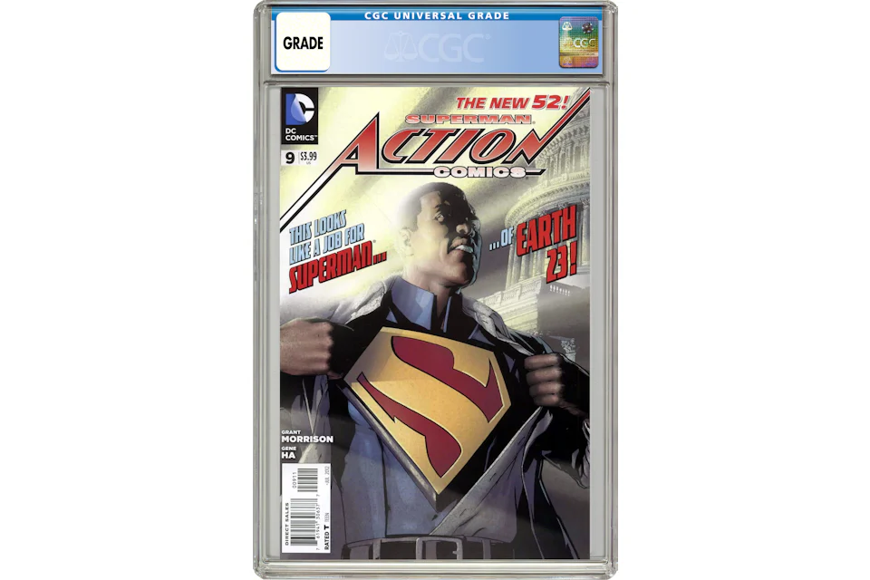 DC Action Comics (2011 2nd Series) #9A Comic Book CGC Graded