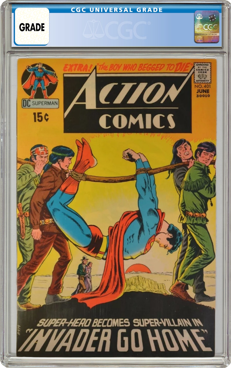 DC Action Comics #401 (Daredevil... In His Stragnest Adventure) Comic Book CGC Graded