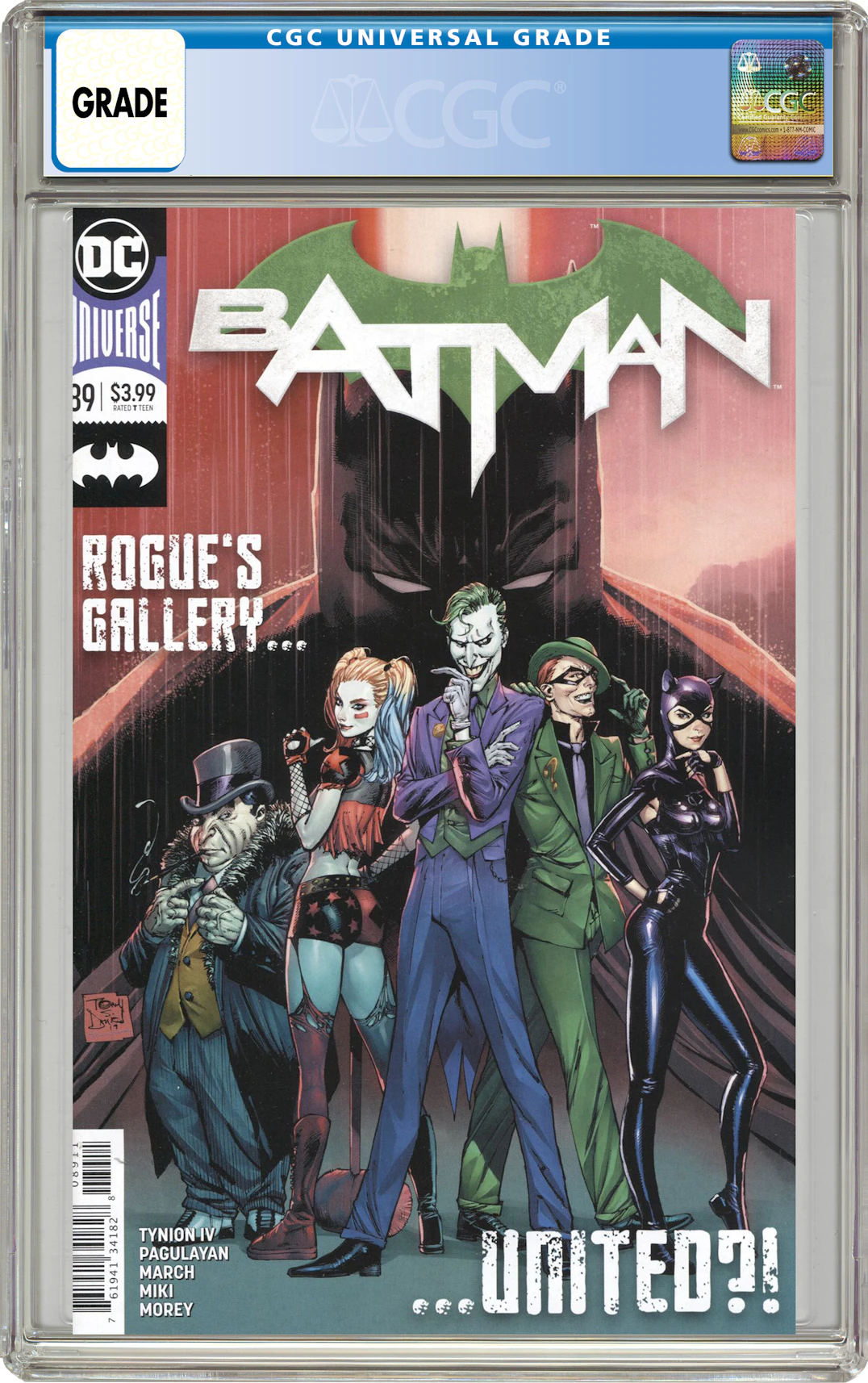 DC Batman #89 (1st App. of Punchline) Comic Book CGC Graded - US