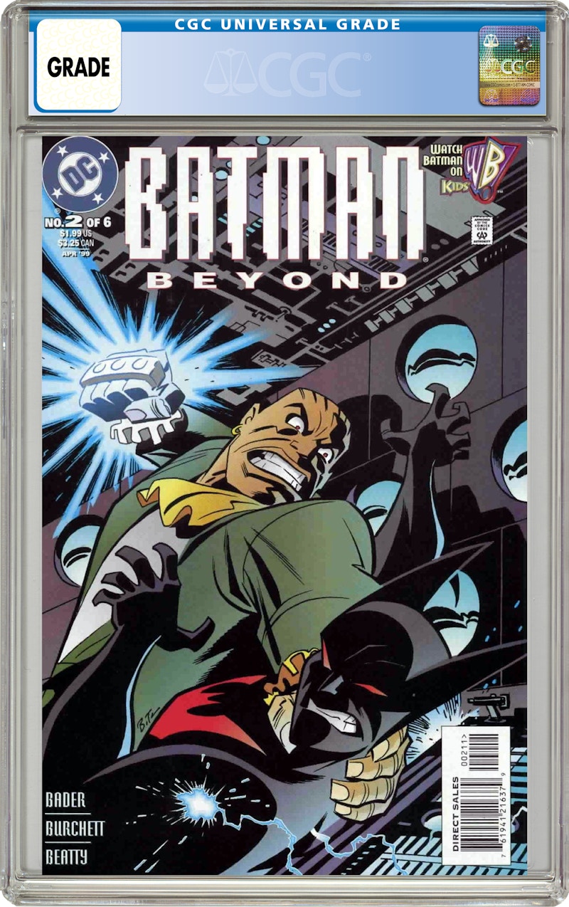 DC Batman Beyond (1999 1st Series) #2 Comic Book CGC Graded - US