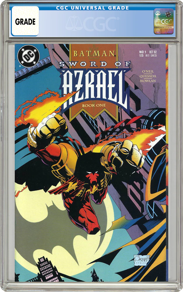 DC Batman Sword of Azrael (1992) #1 Comic Book CGC Graded - US