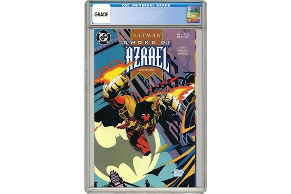 DC Batman Sword of Azrael (1992) #1 Comic Book CGC Graded