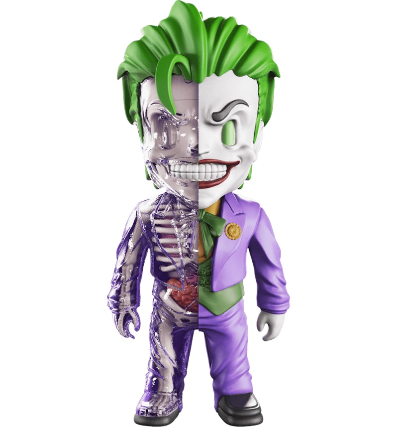 DC Comics Mighty Jaxx 4D XXRAY Joker Figure - US DC Comics Mighty Jaxx 4D XXRAY Joker Figure - US