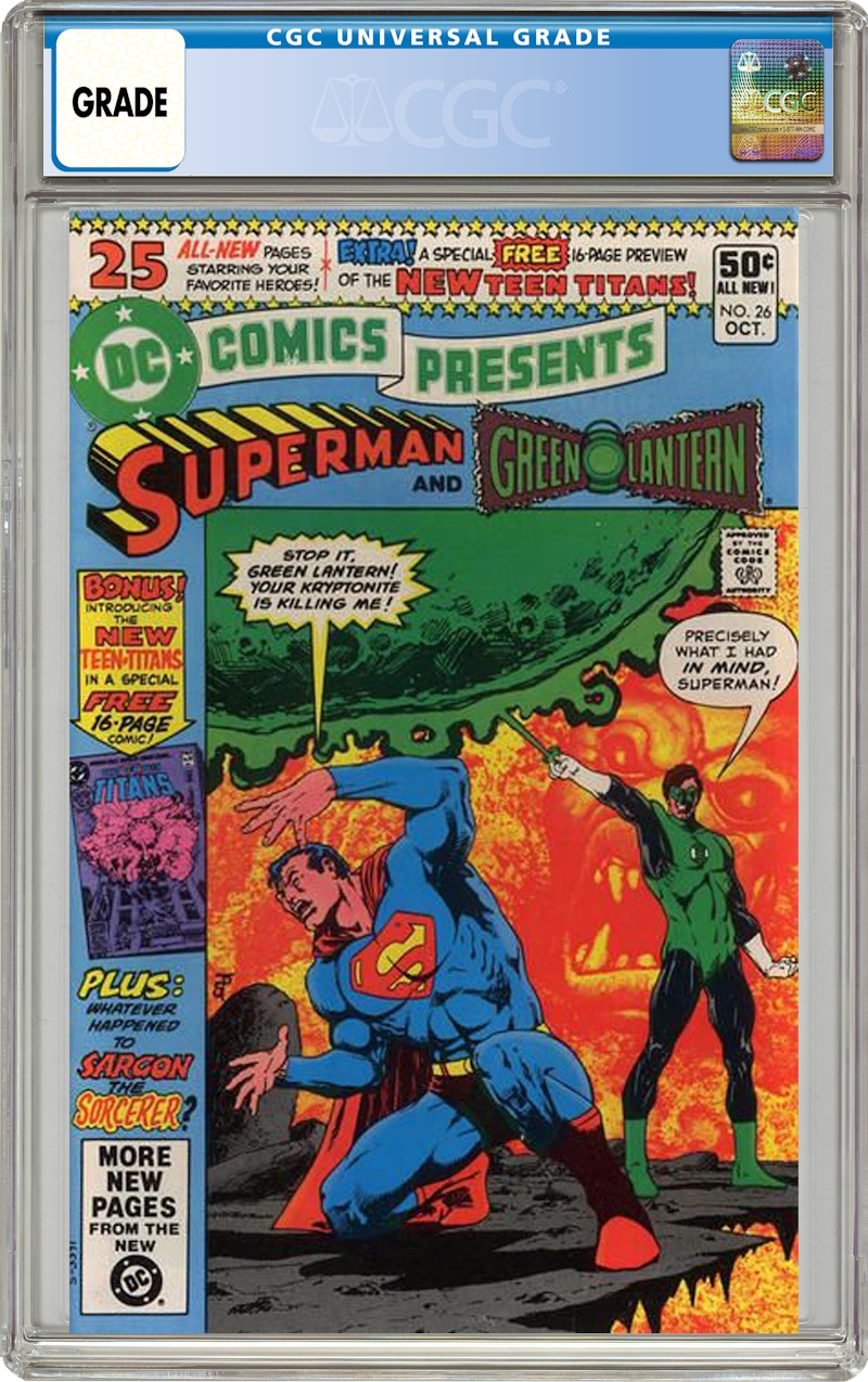 DC Comics Presents #26 Comic Book CGC Graded
