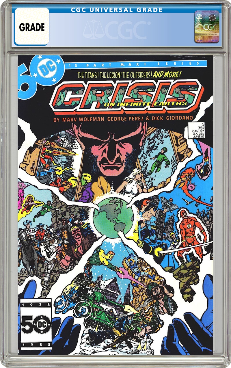 DC Crisis On Infinite Earths (1985) #3 Comic Book CGC Graded - GB