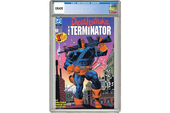 DC Deathstroke the Terminator (1991) #1 Comic Book CGC Graded