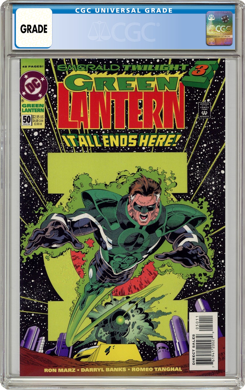 DC Green Lantern (1990 3rd Series DC) #50 Comic Book CGC Graded - US