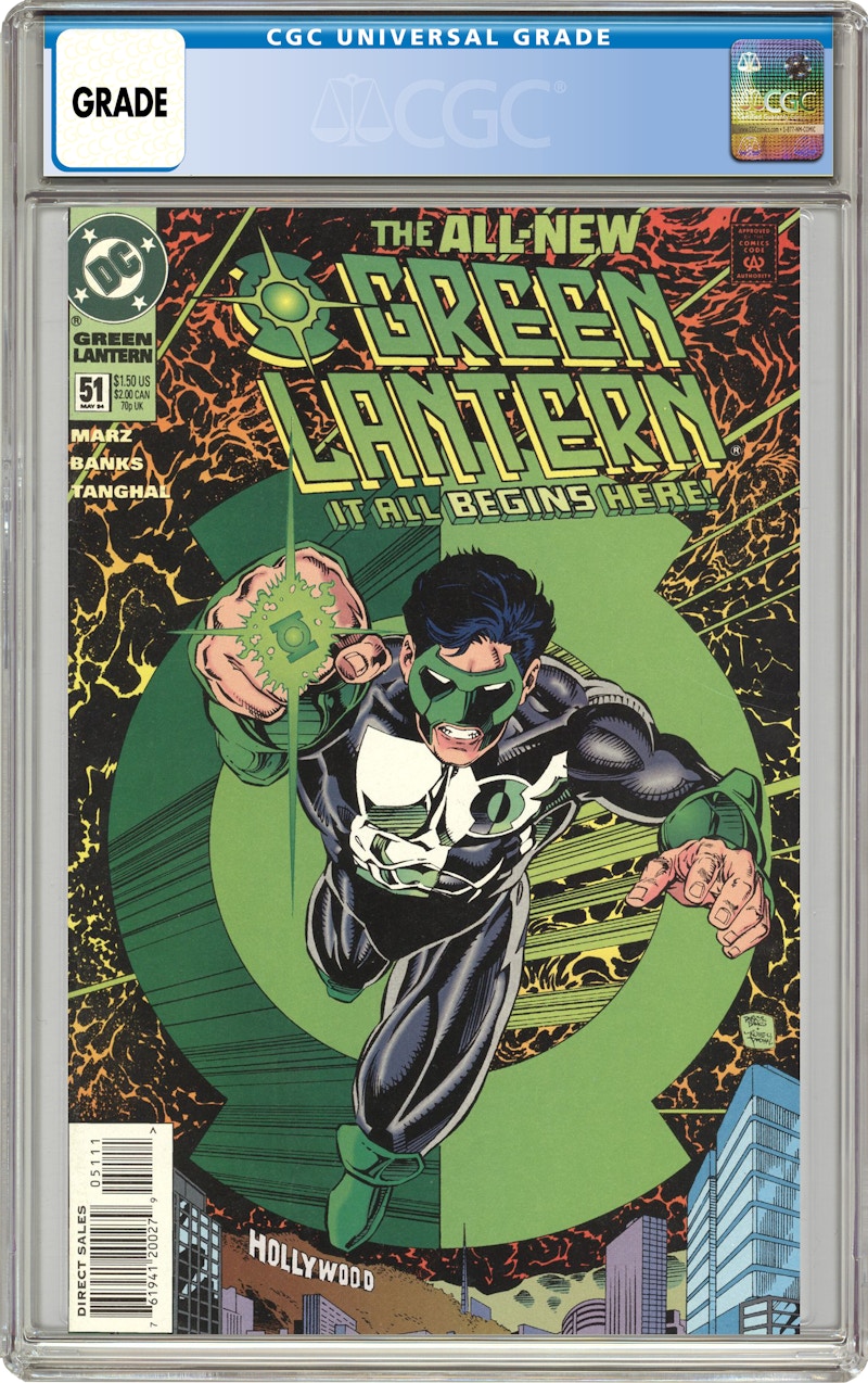 DC Green Lantern (1990 3rd Series DC) #51 Comic Book CGC Graded - JP