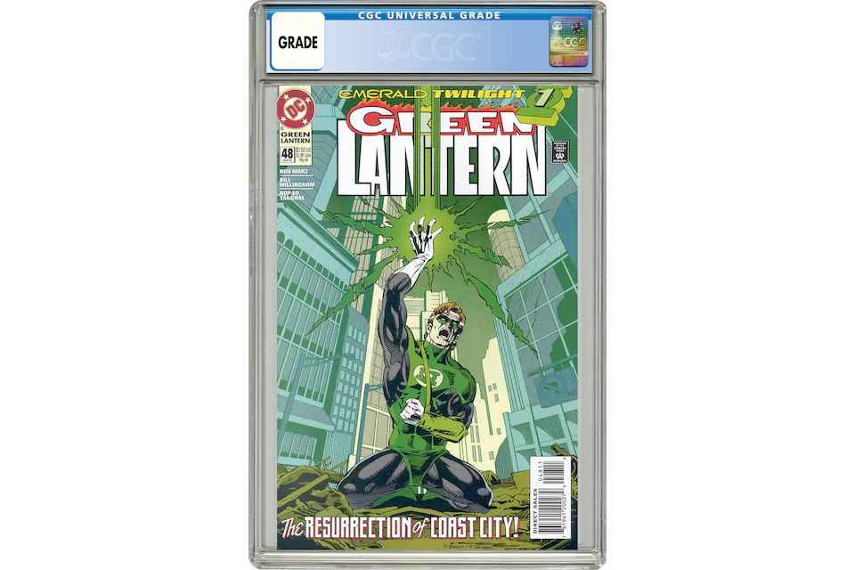DC Green Lantern #48 (1st App. of Kyle Rayner) Comic Book CGC Graded