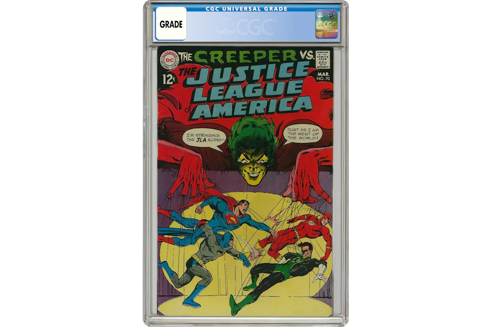 DC Justice League of America #70 (The Creeper vs The Justice League Americaz0 Comic Book CGC Graded