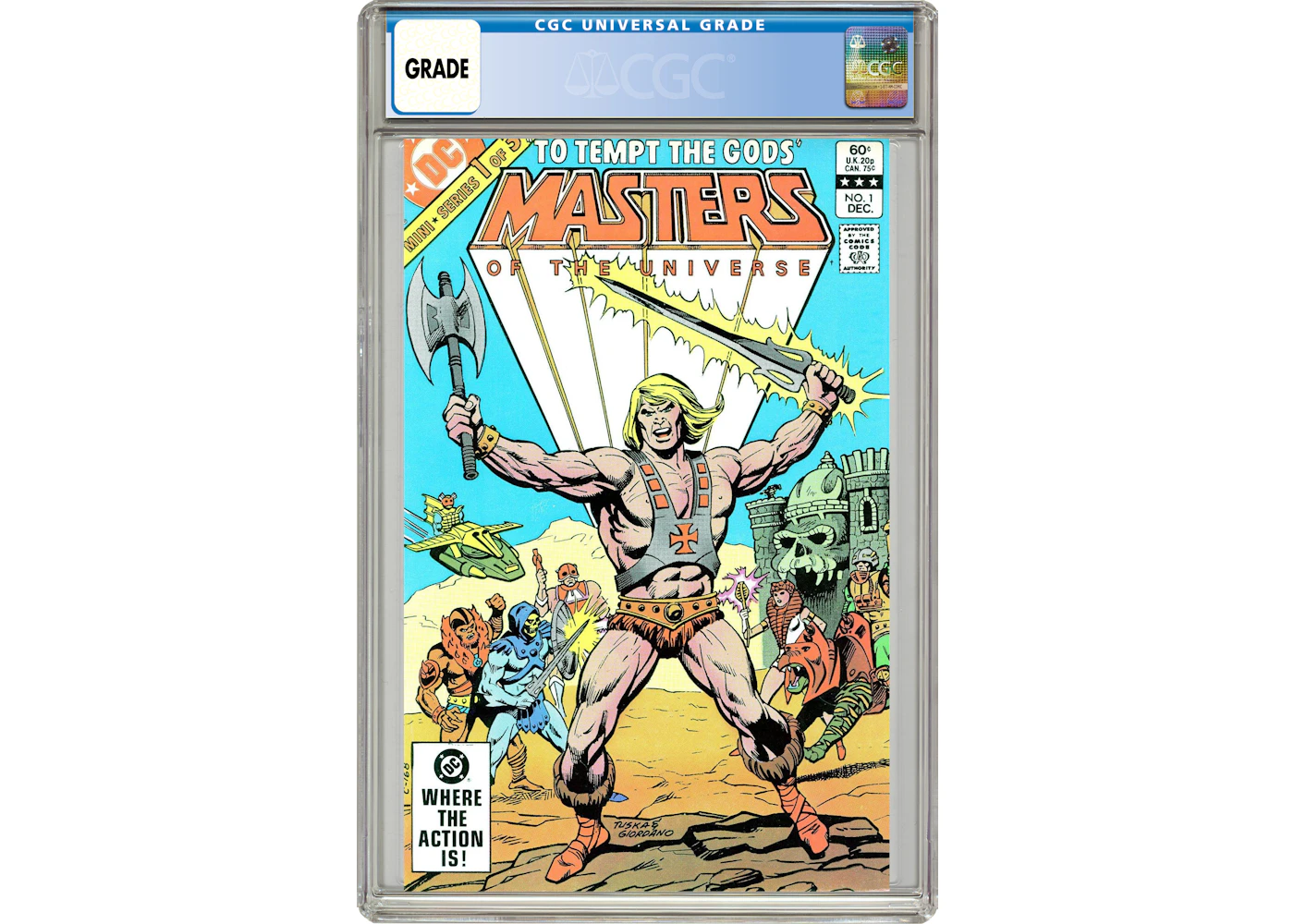 DC Masters of the Universe 1 Comic Book CGC Graded US