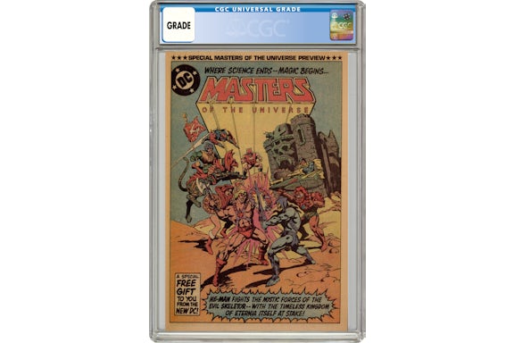 DC Masters of the Universe Special Preview Insert (1982 DC) NN Comic Book CGC Graded