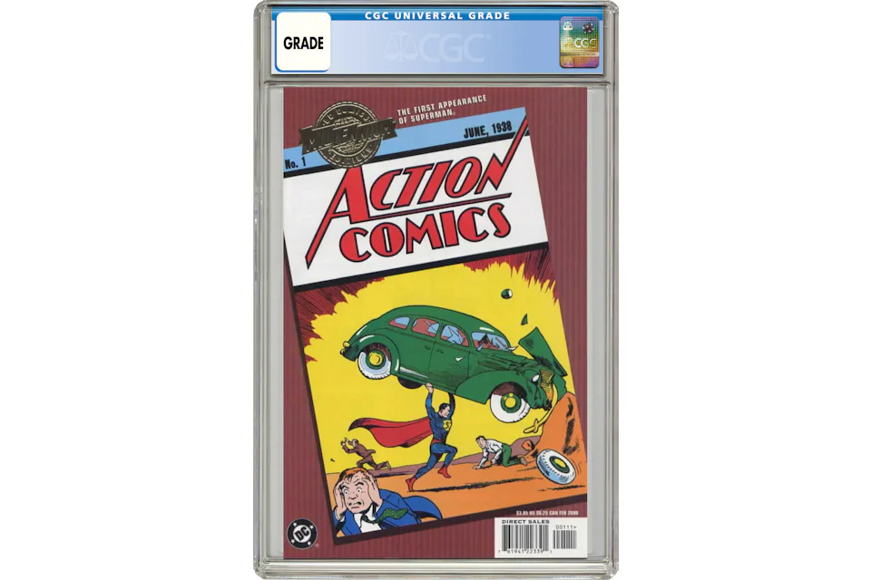 DC Millennium Edition Action Comics (2000) #1 Comic Book CGC Graded