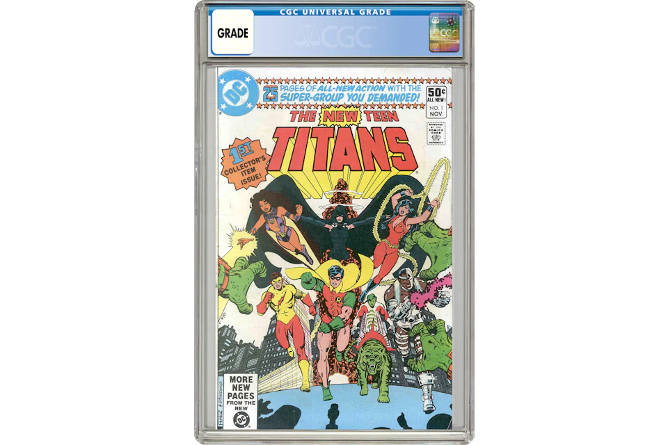 DC New Teen Titans (1980) (Tales of ...) #1 Comic Book CGC Graded