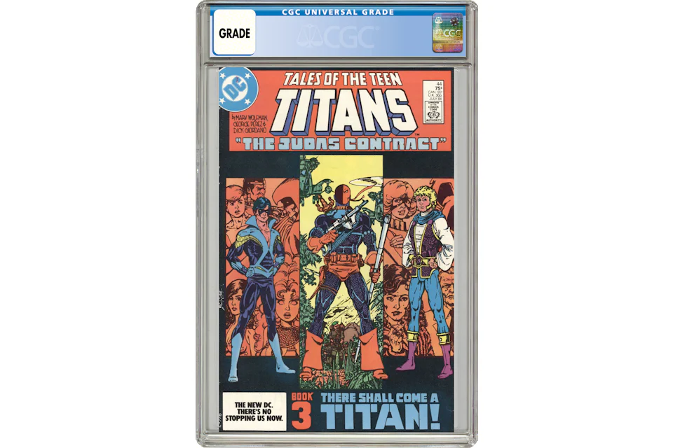 DC New Teen Titans #44 (Nightwing Key Issue) Comic Book CGC Graded