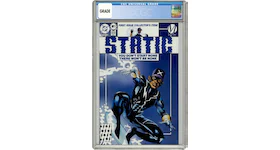 DC Static (1993 DC) Milestone #1B.D Comic Book CGC Graded