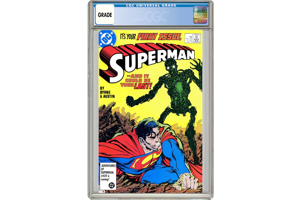 DC Superman (1987 2nd Series) #1 Comic Book CGC Graded