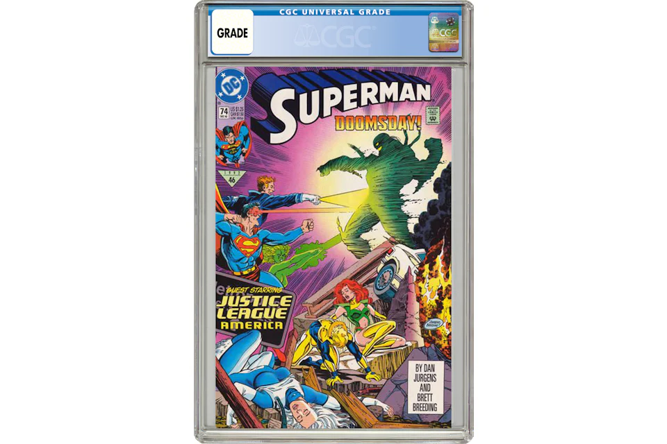 DC Superman (1987 2nd Series) #74 Comic Book CGC Graded