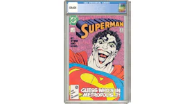 DC Superman (1987 2nd Series) #9 Comic Book CGC Graded