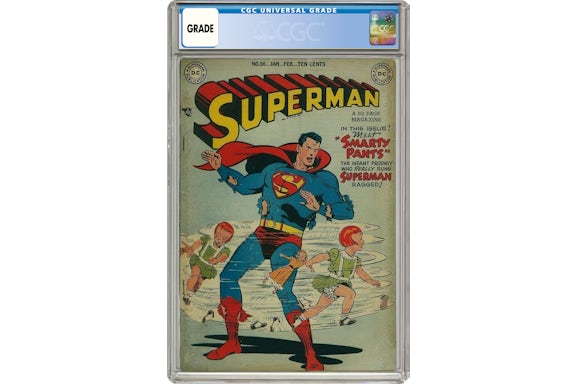 DC Superman #56 Comic Book CGC Graded