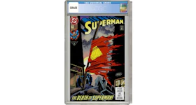 DC Superman #75 ("Death" of Superman) Comic Book CGC Graded