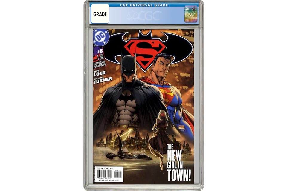 DC Superman Batman #8 Comic Book CGC Graded