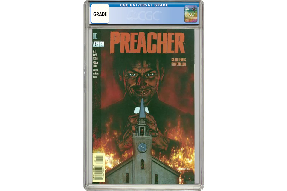 DC Vertigo Preacher #1 Comic Book CGC Graded