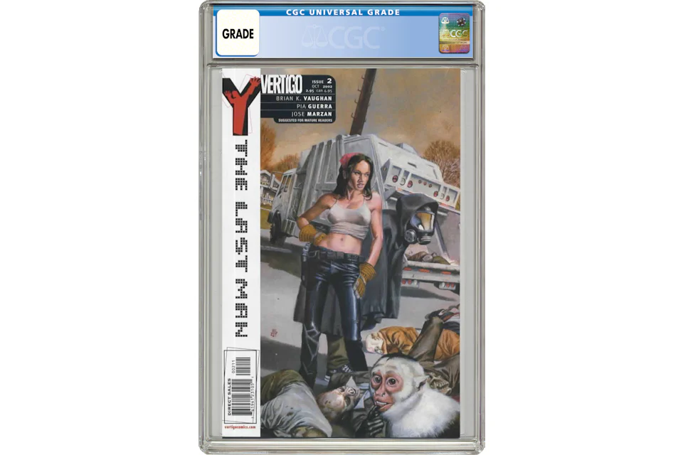 DC Vertigo Y the Last Man (2002) #2 Comic Book CGC Graded