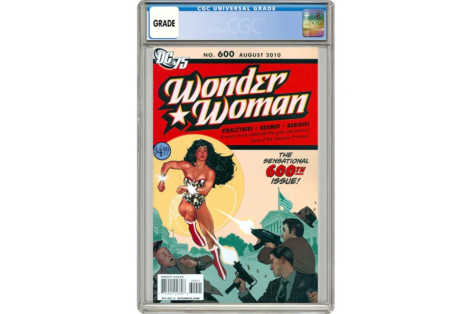 DC Wonder Woman (2006 3rd Series) #600B Comic Book CGC Graded