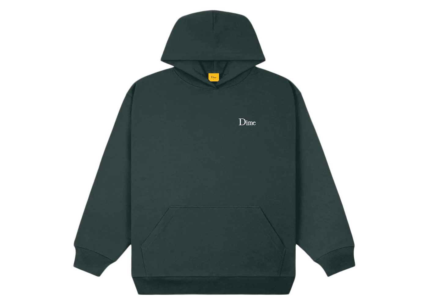 DIME Little Logo Hoodie Dark Teal Men's - US