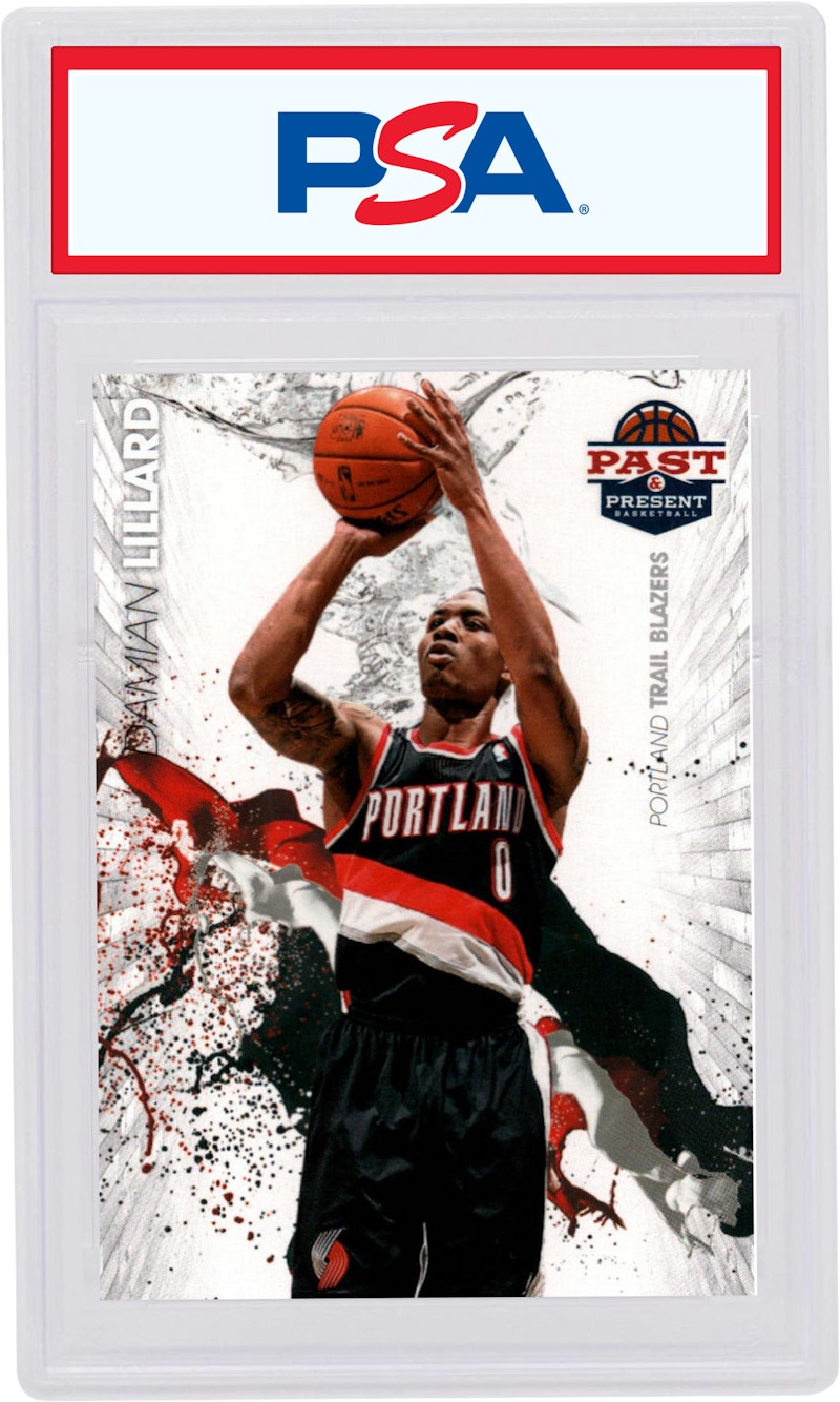Damian Lillard 2012 Panini Past & Present Raining 3's Rookie #4 (PSA or BGS Graded)