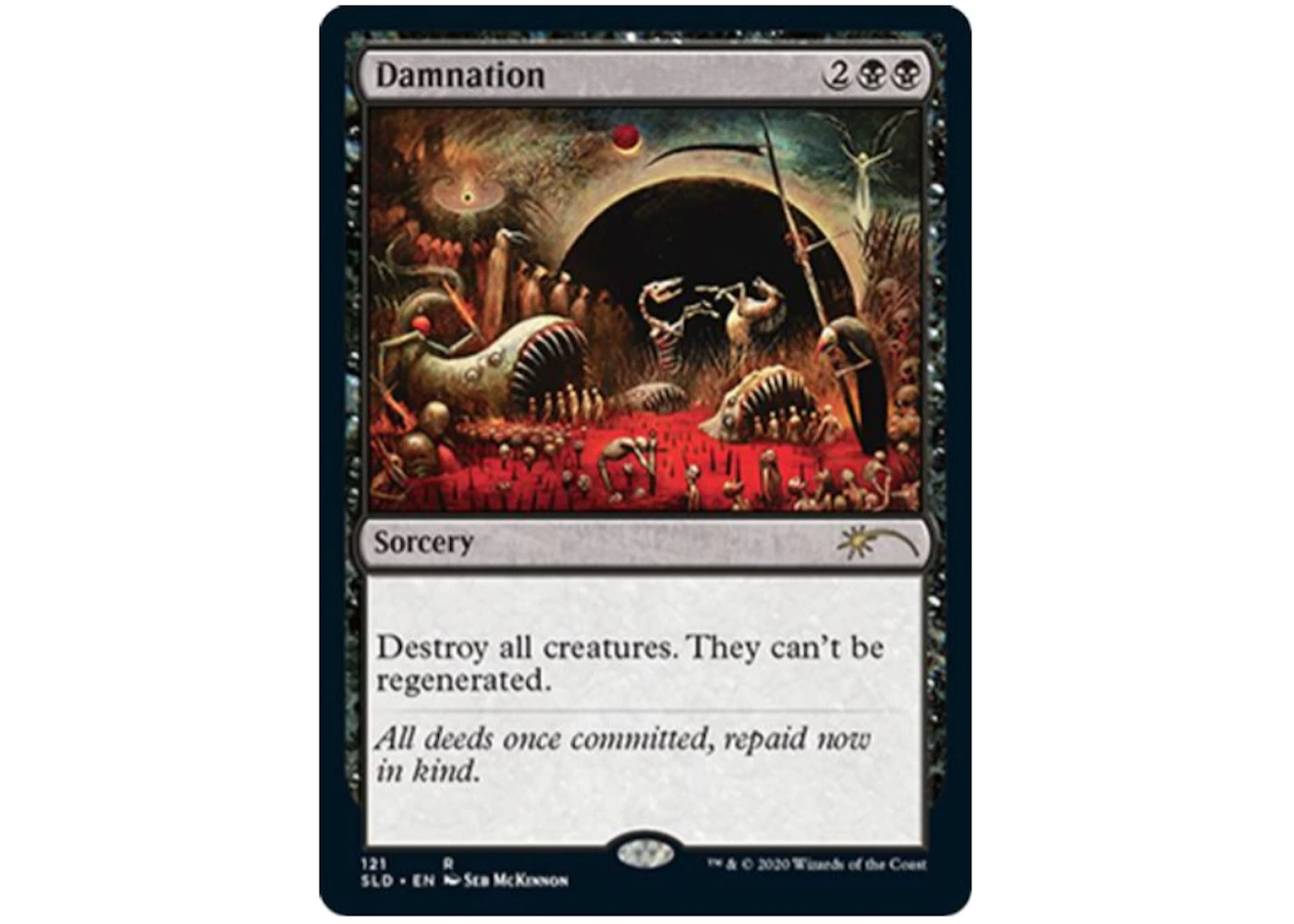 Damnation Secret Lair Drop Series Rare #121 (Ungraded) - US Damnation Secret Lair Drop Series Rare #121 (Ungraded) - US