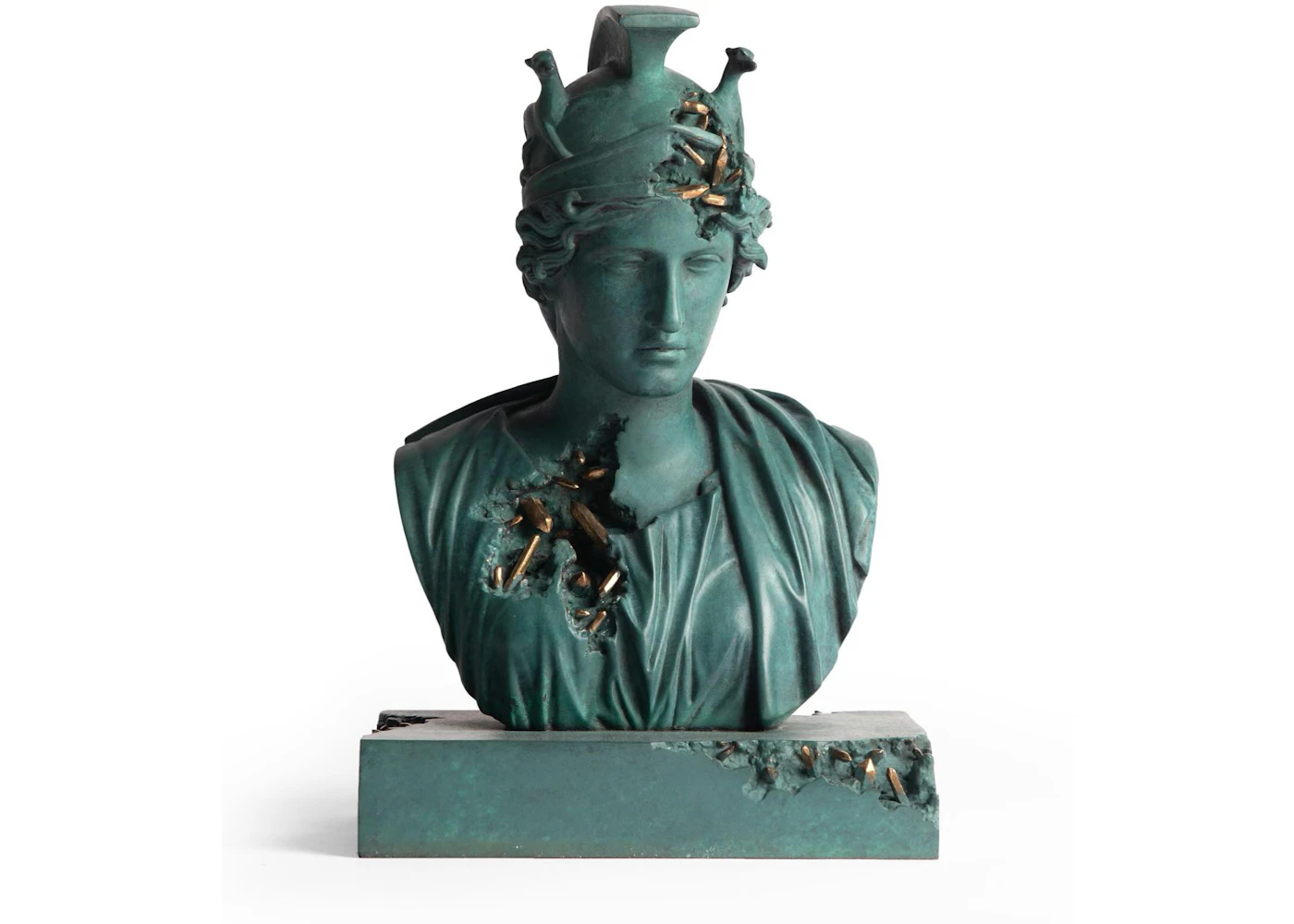 Daniel Arsham Bronze Eroded Rome Deified Figure - US