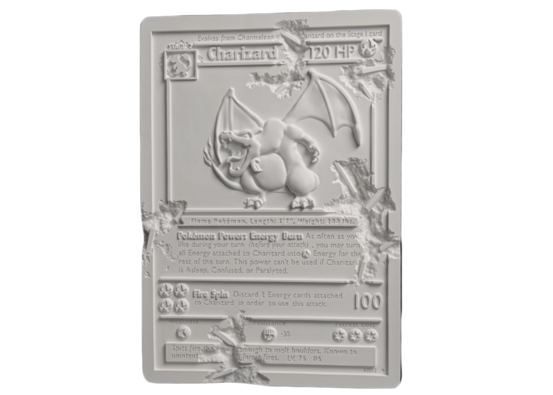 Daniel Arsham x Pokemon Crystalized Mew Card Sculpture Purple 