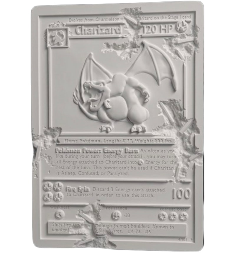 Daniel Arsham CRYSTALIZED CHARIZARD CARD Sculpture (Edition of 500) - FW20 - US Daniel Arsham CRYSTALIZED CHARIZARD CARD Sculpture (Edition of 500) - FW20 - US