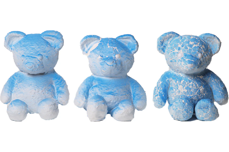 Daniel Arsham Cracked Bear Blue