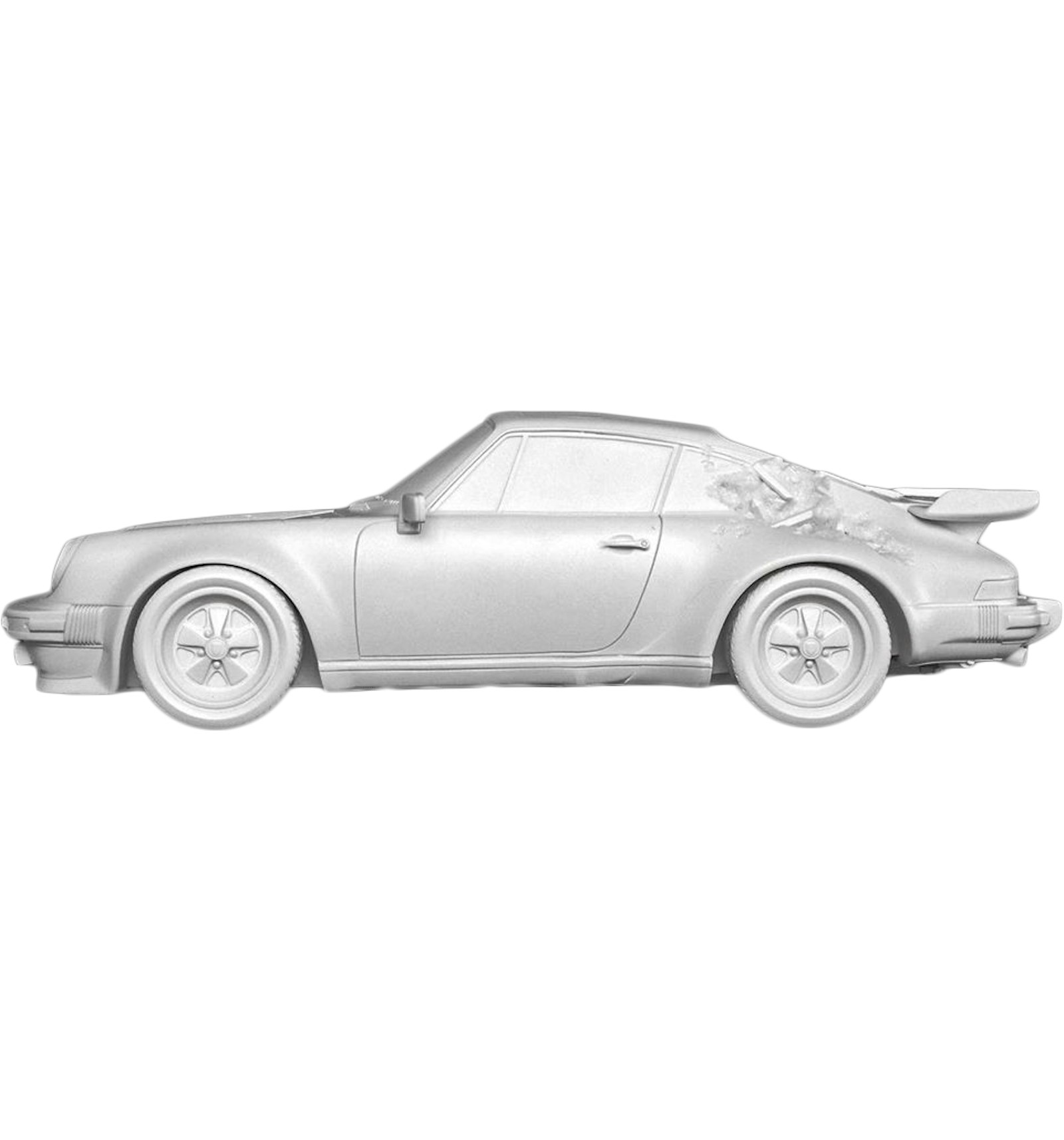 Daniel Arsham Eroded 911 Turbo Figure White